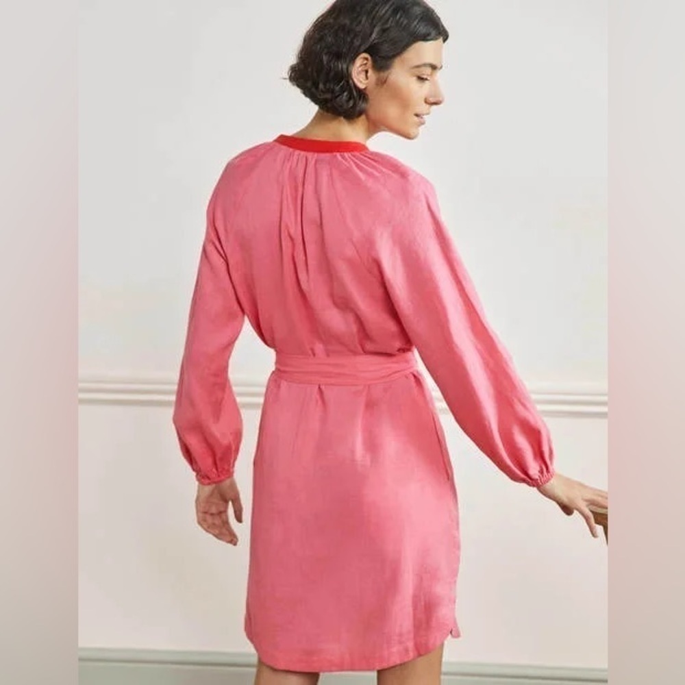 Boden Pink Mini Dress - Picture 4 of 9